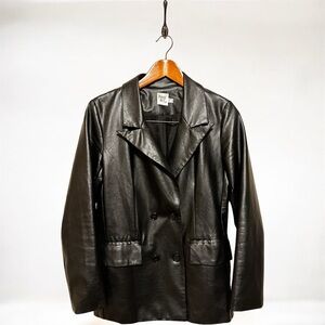 Princess Polly - Ellen Faux Leather Blazer